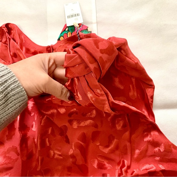 Farm Rio x Anthropologie Printed Asymmetric Tank Size M Medium MSRP 148$+ - Picture 6 of 9